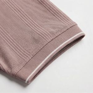Wholesale Men's Summer Polo <b>Shirt</b> Business Casual Customized Color Short Sleeves <b>Half</b>-<b>Button</b> Closure Premium Top Apparel - Product Image 6