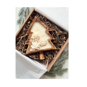 Porte-bougie décoratif en bois, prix usine - Product Image 4