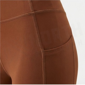 High Waisted Womens Sports Pants Peach Butt <b>Tight</b> Elastic Leggings Spandex Nylon Outer Wear Solid <b>Pattern</b> Activewear - Product Image 5