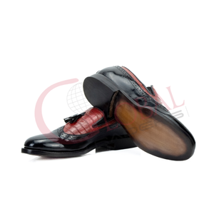 Best Shoes New Design <b>Flat</b> Shoes Men,Custom Printed Logo Leather Shoes Low Moq Leather Loafer Shoes - Product Image 3