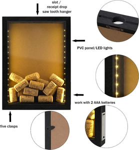 High Definition U Shape <b>Black</b> Walnut Wooden Acrylic Picture <b>Frame</b> 15.2*10.7cm Wood Acrylic <b>Photo</b> <b>Frame</b> for Family - Product Image 6