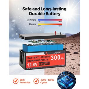 Kit completo de energía solar de 800W y 12V con 4 paneles monocristalinos de 200W, batería LiFePO4 de 12.8V y 300Ah, controlador de carga MPPT de 60A - Product Image 4