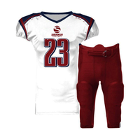 Uniforme de football américain de qualité supérieure, prix abordable, équipement d'origine, respirant.