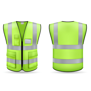 Chaleco de Seguridad Reflectante de Poliéster de Alta Visibilidad para Personal de Eventos y Voluntarios, Ligero, Transpirable, Unisex, con Impresión por Transferencia de Calor - Product Image 3
