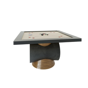 Cosmo Luxury Modern Wood Carrom Board <b>Table</b> Pedestal Base 4-Player Eco-Friendly Square Corners Customizable Packaging <b>Game</b> - Product Image 2