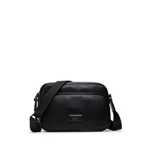 Large Capacity Vintage Genuine Leather Crossbody Satchel Bag for Men 9.7'' iPad Compatible Multi-Pocket Logo Messenger Bag - Product Image 1