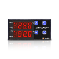 Contrôleur numérique de température et d'humidité CONOTEC FOX-9302R1 avec fonction d'alarme pour limite maximale ou minimale et communication RS485