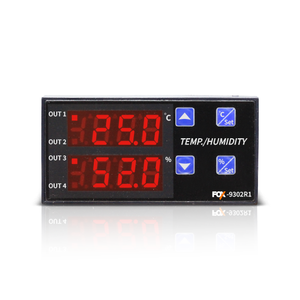 Controlador Digital de Temperatura y Humedad CONOTEC FOX-9302R1 con Función de Alarma de Límite Máximo o Mínimo y Comunicación RS485 - Product Image 1