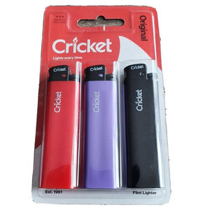 Briquet jetable/rechargeable coloré Cricket à vendre, 50 pièces par plateau - Product Image 6