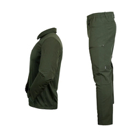 Ensemble veste et pantalon cargo tactique professionnel, extensible, respirant, coupe-vent, 4 saisons, anti-UV, ignifuge, camouflage d'usine