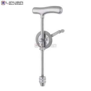 Outil chirurgical pour le perçage osseux, applications orthopédiques, instruments médicaux, perceuse osseuse Moore complète avec 3 forets hélicoïdaux - Product Image 4