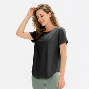 Camisetas de Manga Corta para Mujer, Sensación Ligera, Transpirables, de Secado Rápido, de Poliéster, para Correr, Hacer Ejercicio y Yoga, Venta Caliente 2026, OEM - Product Image 6