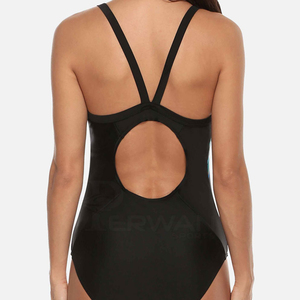 Women One Piece Swimsuit Geometric Print Halter Neck High Waist Spandex Polyester Quick Dry Asymmetric Design - Product Image 2