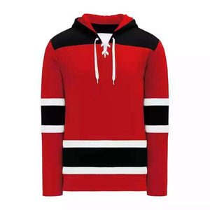 Vente en gros de sweats à capuche de hockey sur glace à manches longues personnalisés en polyester 100% avec broderie par sublimation amusante pour hommes, vêtements de sport - Product Image 5