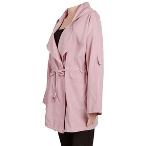 Gabardina Ligera con Capucha y Frente Abierto para Mujer, Modelo D0100HA8M9Y - Product Image 4