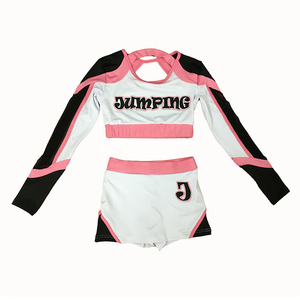 Uniformes de Majorette de Alta Calidad para Mujer, Conjuntos de Uniforme de Majorette de Manga Larga con Estampado para Prácticas, Tallas Grandes, Spandex - Product Image 2