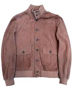 Chaqueta de Motociclista de Cuero Auténtico para Hombre, Chaqueta de Cuero de Gamuza de Alta Gama, Estilo Moderno - Product Image 3