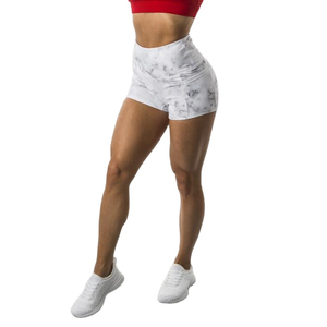 Shorts de Yoga de Cintura Alta para Mujer, 100% Algodón, Secado Rápido, Transpirables, para Deportes de Verano, Diseño Sólido, Más Vendidos - Product Image 2