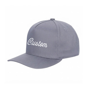 Gorra de 5 paneles con visera curva, logotipo bordado personalizado en algodón OEM OED, para ropa deportiva y urbana, para hombres y mujeres. - Product Image 1