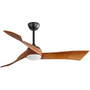 Ventilador de Techo de 52 Pulgadas con Motor de Corriente Continua de Bajo Consumo, con Luz y Control Remoto de 6 Velocidades - Product Image 1