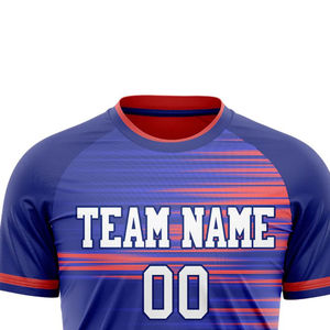 Camiseta de Fútbol Moderna al por Mayor para Equipos, Uniforme de Fútbol de Poliéster de Secado Rápido con Nombre, Número y Logotipo Impresos, Servicio OEM - Product Image 2