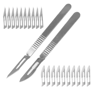 Lame de scalpel ophtalmique avec forceps manuel, instrument chirurgical en acier inoxydable - Product Image 5