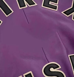 Chaquetas de Cuero Avirex Personalizadas con Logotipo Frontal, Estilo Moderno, para Hombre, Invierno, Color Sólido, Cierre de Cremallera, Ecológicas e Impermeables - Product Image 4