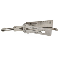 Outils LISHI MIT11/MIT11R 2-en-1 : Outil de serrurier pour ouvrir les serrures de contact et de porte, crochetage et décodage de serrures automobiles