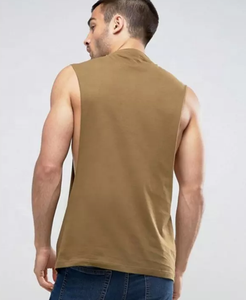 Débardeurs en polyester respirant pour hommes LUXE ATTIRE INDUSTRY, tissu tricoté 180g, col rond uni, style décontracté pour l'entraînement et le quotidien - Product Image 4