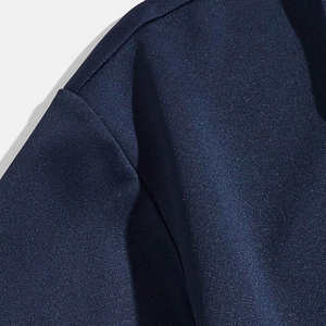 Produit en promotion, nouvelle arrivée, ensemble de t-shirts et shorts à manches courtes pour hommes, ensemble assorti de couleur contrastée pour adultes - Product Image 4