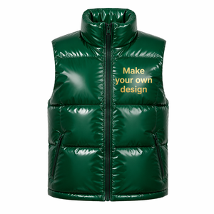 CUSTOM TRAVEL PUFFER VEST WHOLESALE LIGHTWEIGHT SLEEVELESS CUSTOM LOGO <b>PACKABLE</b> BODY WARMER OEM ODM MANUFACTURER - Product Image 4