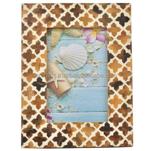 2024 Best Selling Z CRAFTS Decorative Resin Photo <b>Frame</b> High Quality with Horn Recycled Wood Respected Brand - Product Image 2