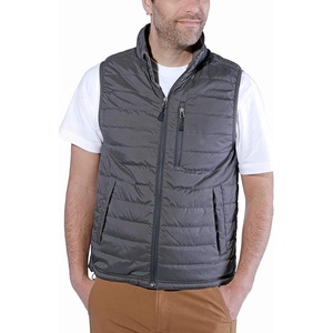 Gilet matelassé personnalisé pour homme – Hiver 2026 – Excellent modèle sans manches en polyester, chaud, respirant, avec col montant – Le meilleur de la collection personnalisée - Product Image 3