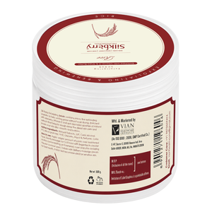Crème exfoliante blanchissante au riz biologique Silkberry Professional 500g, soin nettoyant et polissant pour la peau, pour salon et spa. |   Tout - Product Image 2