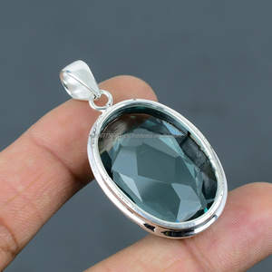 Colgante de Plata de Ley 925 hecho a mano, piedra preciosa de apatita, nueva marca, colgantes finos y dijes, Regalos para Él - Product Image 4