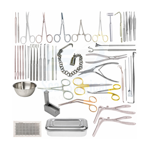 Ensemble d'instruments de rhinoplastie pour chirurgie nasale, 52 pièces, acier inoxydable, kit de chirurgie plastique ORL - Product Image 5