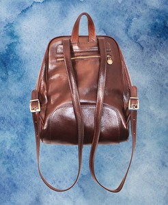 OEM Luxury Genuine Leather Mini <b>Backpack</b> <b>Women</b> Small Full Grain Cowhide Rucksack Custom Ladies <b>Travel</b> Bag LSBP-0055 - Product Image 4