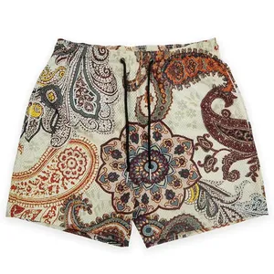 Service OEM, prix bas, meilleure qualité, prix de gros d'usine, shorts de plage décontractés pour hommes, 100% polyester, sublimation, imperméables, séchage rapide - Product Image 5