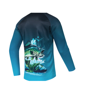 Camiseta de Pesca Personalizada con Etiqueta Privada, Protección Solar UPF50+, Ligera, Anti-UV, de Secado Rápido, para Deportes al Aire Libre - Product Image 3
