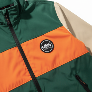 Custom Men Color Block Windbreaker Jacket Lightweight Waterproof Outdoor Sportswear Patchwork Zip Up Streetwear Casual Wind Coat - Product Image 4