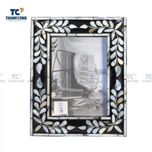 Décorations de cadre photo en jonc de mer de style vintage de meilleure qualité tissage de jacinthe d'eau naturelle pour un usage domestique - Product Image 1