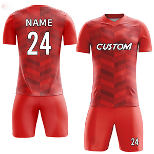 Conjunto de Uniforme de Fútbol de Poliéster con Logotipo Personalizado, Kit de Fútbol por Sublimación, Proveedor Mayorista, Conjunto de Uniforme Personalizado con Logotipo - Product Image 1
