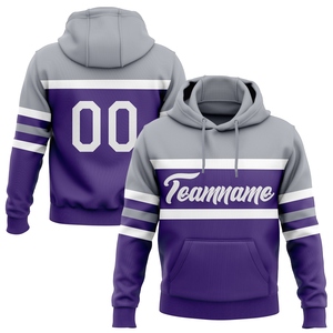Sudadera con Capucha de Diseño Nuevo, Cosida a Medida, Ecológica, con Parches en Degradado de Naranja Marino, Venta al Por Mayor Directa de Fábrica - Product Image 1