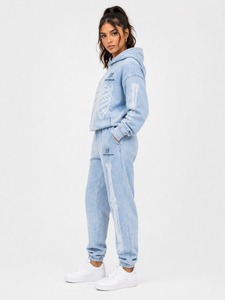 Ensemble de survêtement pour femme de haute qualité, style vintage, tissu en coton, coupe confortable, logo personnalisé, deux pièces - Product Image 6
