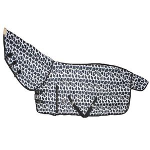 Top-Grade 100% Combo Mesh Tapis De Cheval Étanche Nylon Toile Laine Coton Polaire Vache Conception D'impression pour L'été Utilisation Saisonnière - Product Image 1