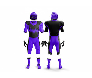 Maillots et pantalons de football américain, fabricant d'ensembles uniformes personnalisés, kit de football d'équipe |   Vêtements de sport en polyester respirant - Product Image 3