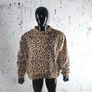 Sweat-shirt à capuche en polaire LEOPARD avec poche, mélange 100% polyester/coton, décontracté d'hiver, séchage rapide et respirant, URBAN PRODUCTIONS - Product Image 1