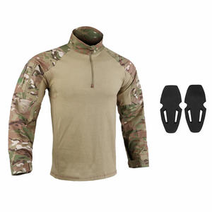 T-shirts tactiques à manches longues pour hommes en polyester à séchage rapide, tissu tissé, détection d'aiguilles réglable, pour la chasse et la pêche - Product Image 3