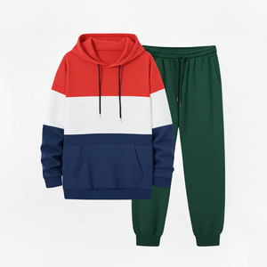 Conjunto Deportivo Unisex Personalizado con Logotipo para Hombre, Sudadera con Capucha y Pantalones Jogger, Lavado Ácido, 100% Algodón, Conjunto de Dos Piezas - Product Image 6