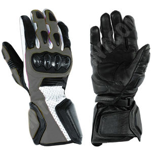 Gants de moto en cuir véritable, respirants, coupe-vent, grande taille, qualité supérieure, personnalisables - Product Image 5